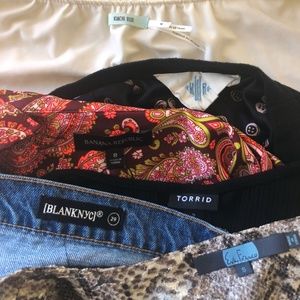 Drop 3, Box 1: J. Crew, Banana Republic, Torrid, Eileen Fisher, Blank NYC...